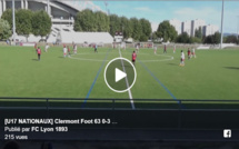 U17 Nationaux - Le résumé vidéo et les trois buts du FC LYON à Clermont Foot
