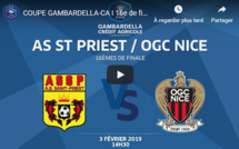 GAMBARDELLA U19 - Suivez AS SAINT-PRIEST-OGC NICE en live vidéo