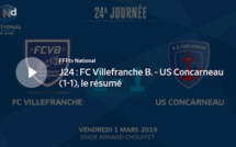 N1 (24ème journée) - Le résumé vidéo de FC VILLEFRANCHE - US CONCARNEAU 