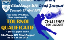 Challenge U12 Rémi JACQUET - TIRAGE du préliminaire ce soir (19 heures)