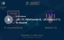 N1 (30ème journée) - Le résumé vidéo de FC VILLEFRANCHE-JA DRANCY 
