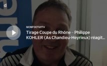 Coupe du Rhône – Philippe KOHLER (As Chandieu-Heyrieux) réagit après le tirage des DEMIES de la coupe Féminine