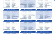 Le calendrier du National est sorti