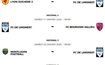 National 3 - Le calendrier des matchs du FC Limonest Saint-Didier